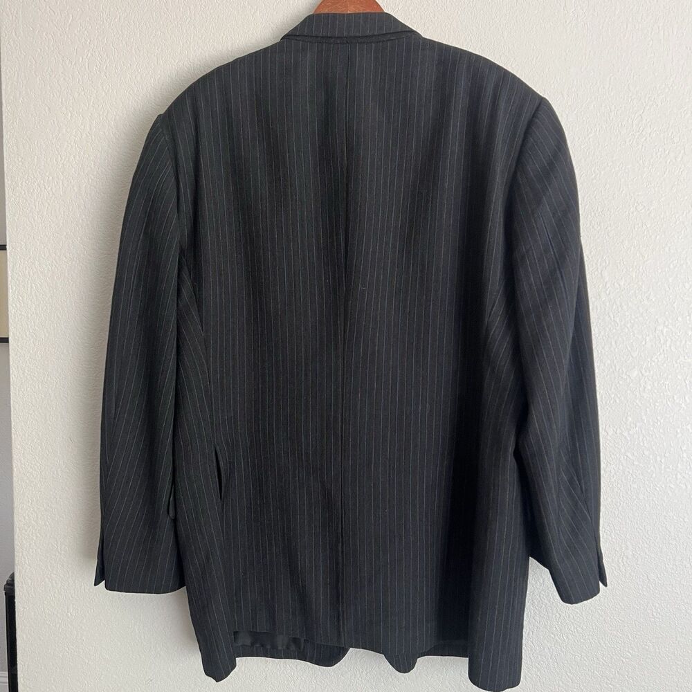 Romeo Gigli Mens Pinstripe Suit Jacket Size 42 R 52 IT - Picture 2 of 11